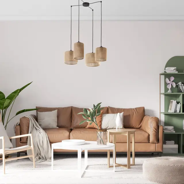Люстра TK Lighting 6585 JUTA — черный, ракурс 2