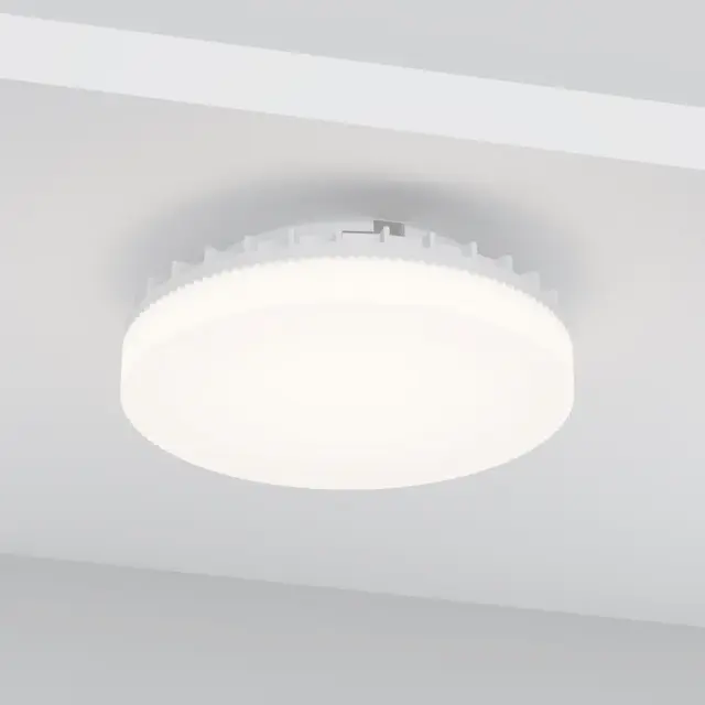 Светодиодная лампа Wi-Fi GX53 9Вт Комбинированная (MIX) диммируемая 120° — белый, ракурс 2