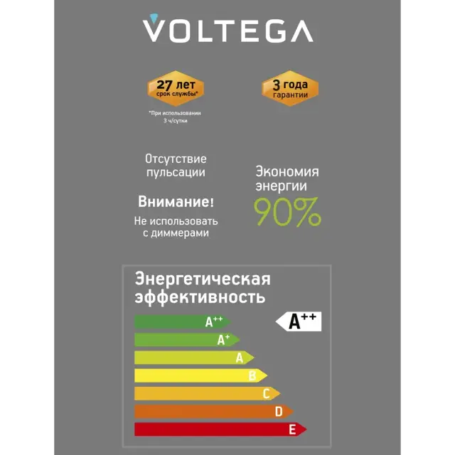 Лампа филаментная 8564 — дымчатый, ракурс 5