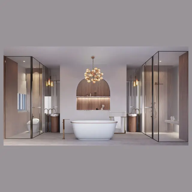 Светильник Wertmark WE233.27.503 KORN — медь, ракурс 3