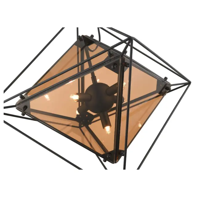 Светильник Wertmark WE244.05.003 ROMBO — черный, ракурс 2