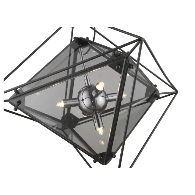 Светильник Wertmark WE244.05.023 ROMBO — черный, ракурс 2