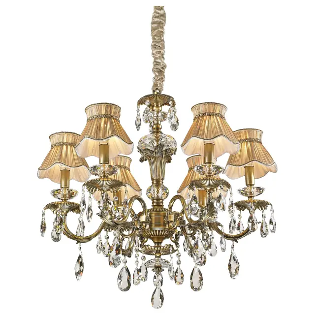 Люстра Wertmark WE375.06.503 LAURENCIA — бронза