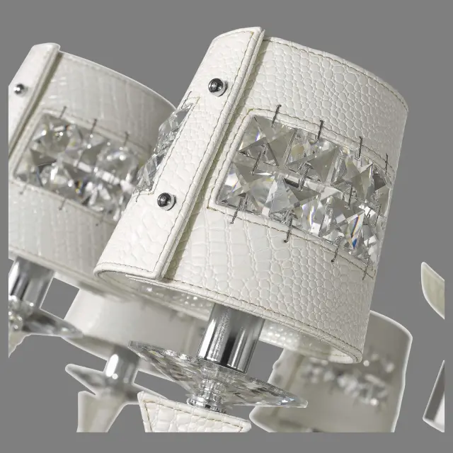 Люстра Wertmark WE392.08.003 ADELINA — белый, ракурс 3